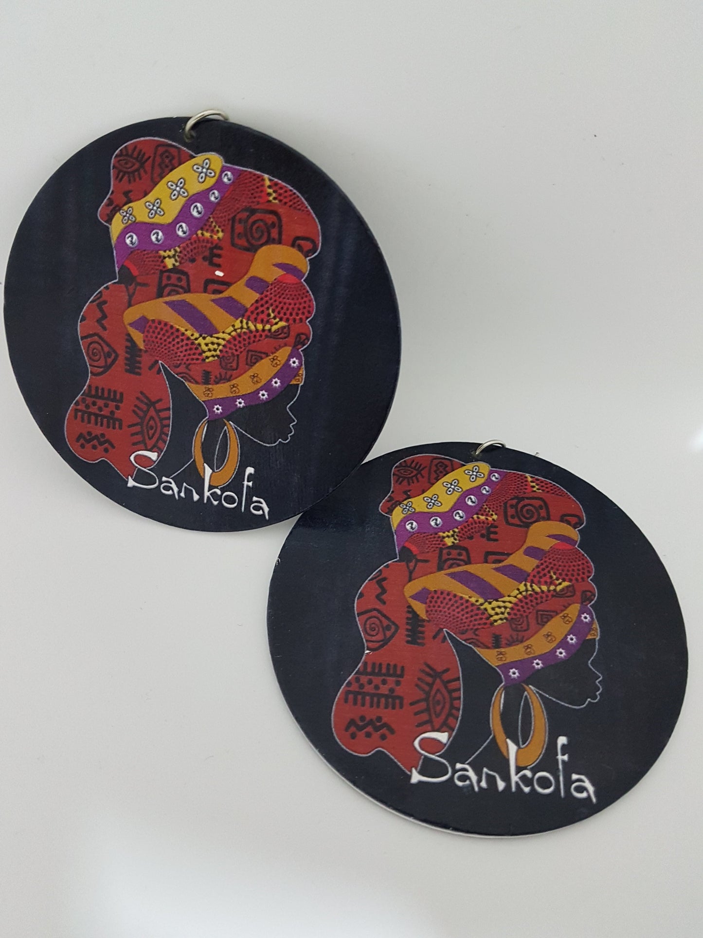 OHEMAA - African Woman Art Earrings