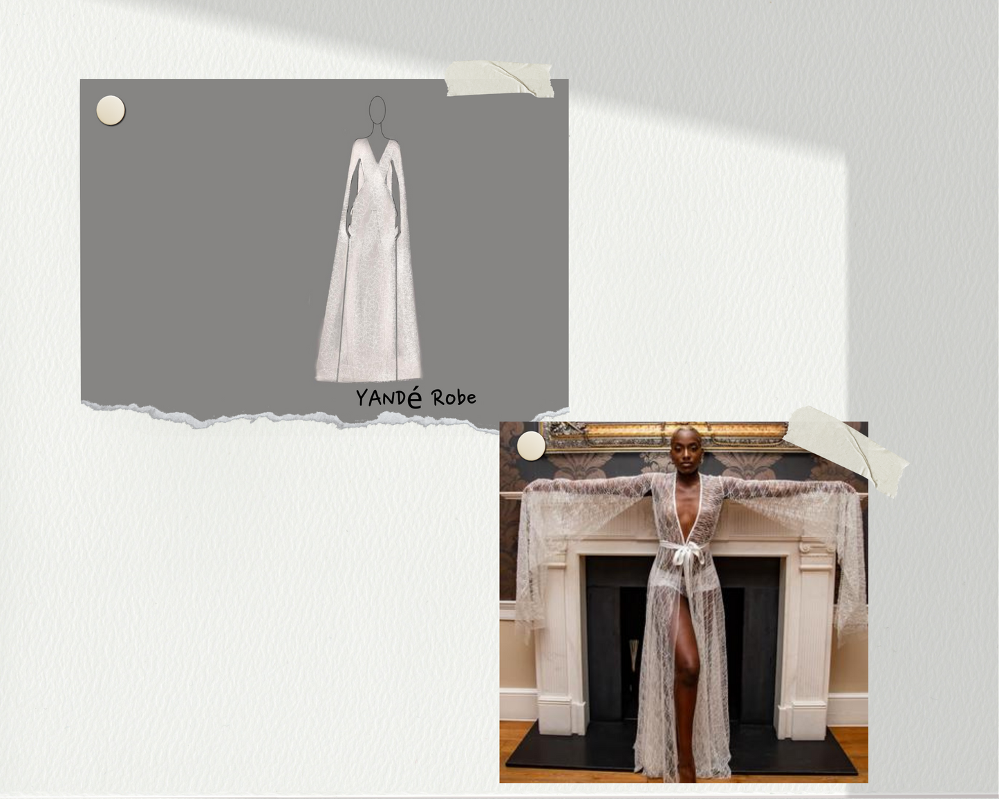 Off White with Butterfly detail Georgette Fabric