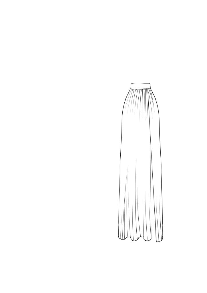 P E R N E Y - Maxi skirt