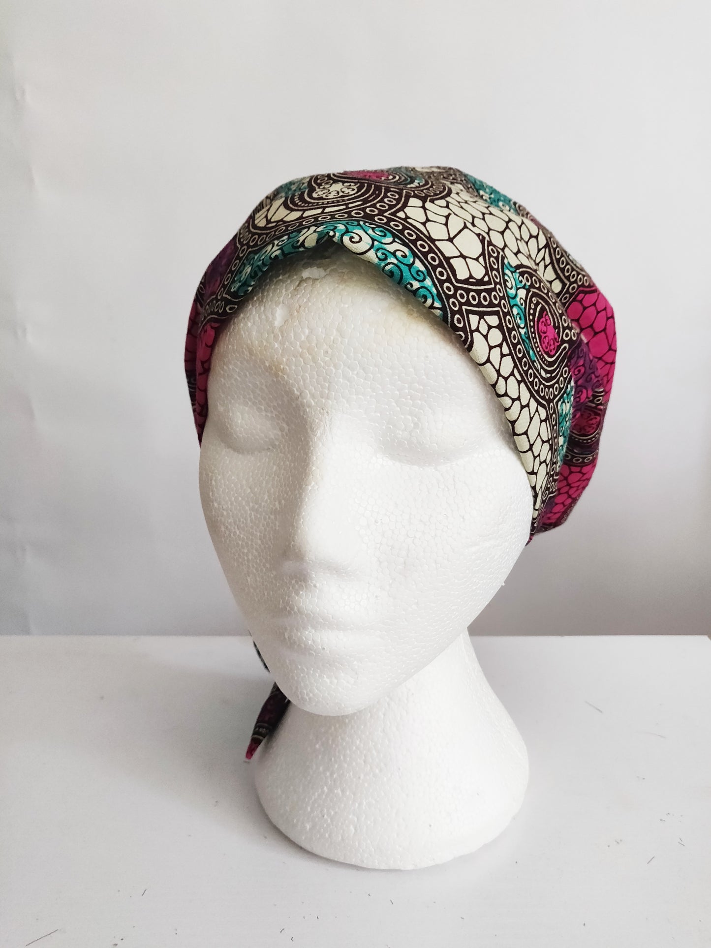 AYARISA - African Print Surgical Hat Scrub Cap Bonnet