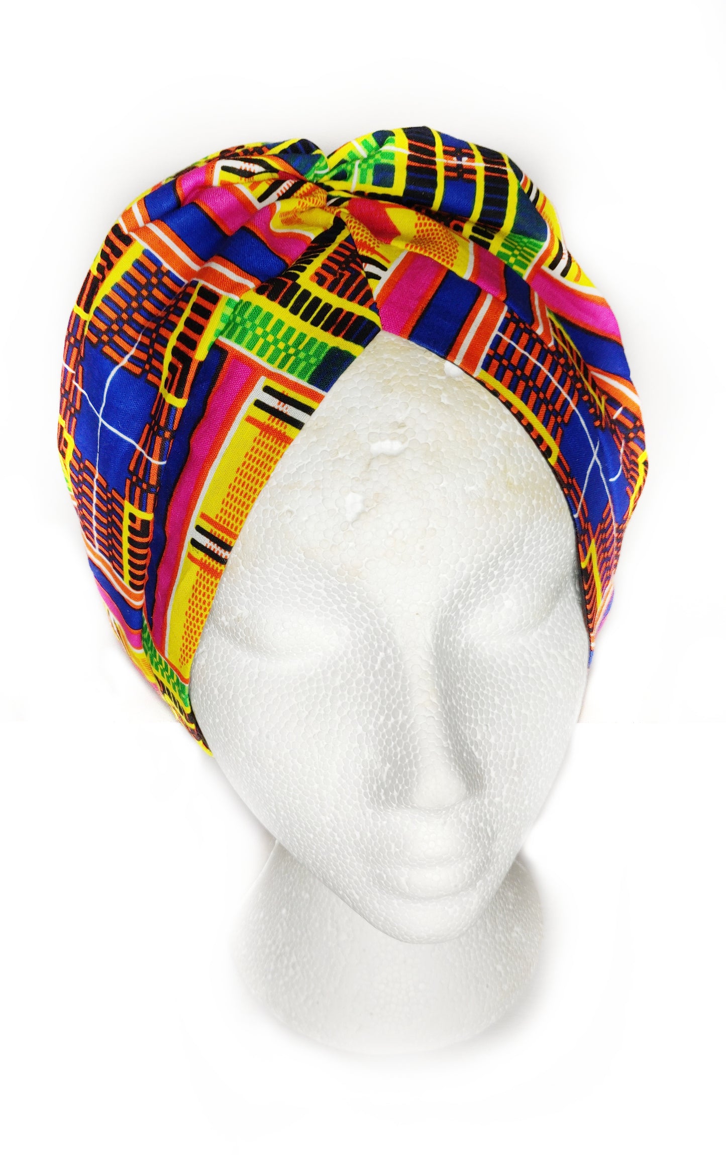N Y A S A - African Print Turban Hat