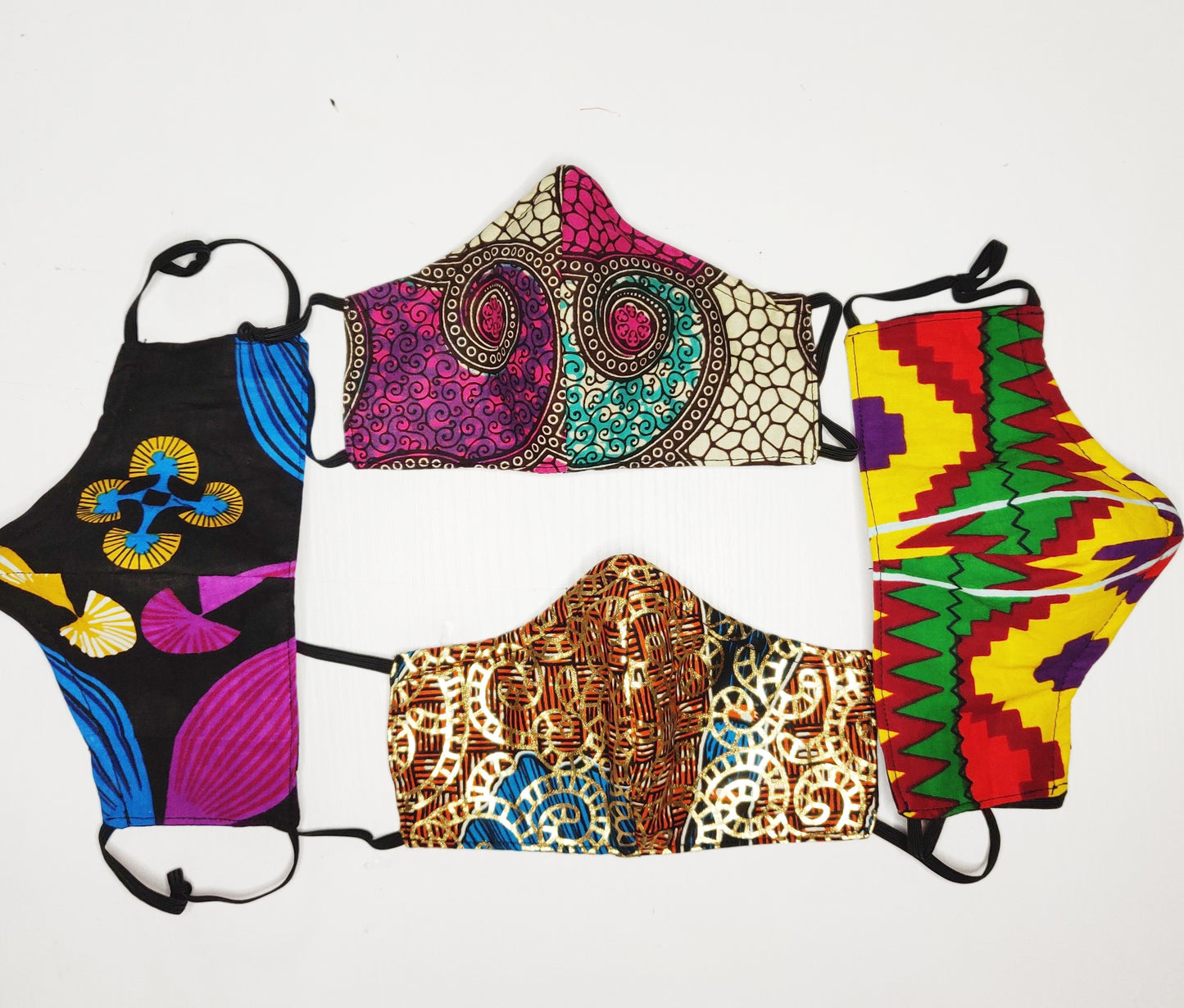 E N I D A S O - African Print Fabric Mask
