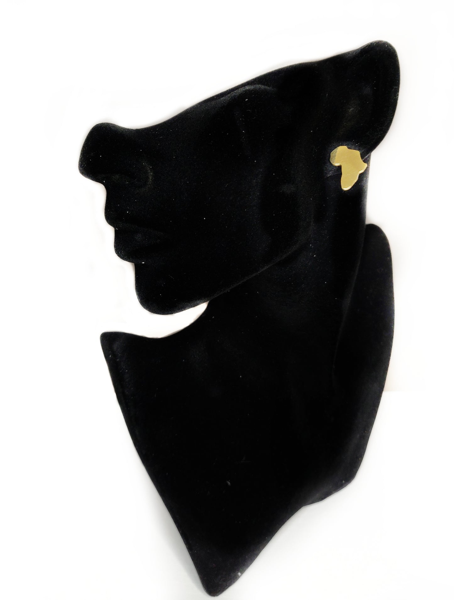 B I B I M I N E - Africa Map Stud Earrings