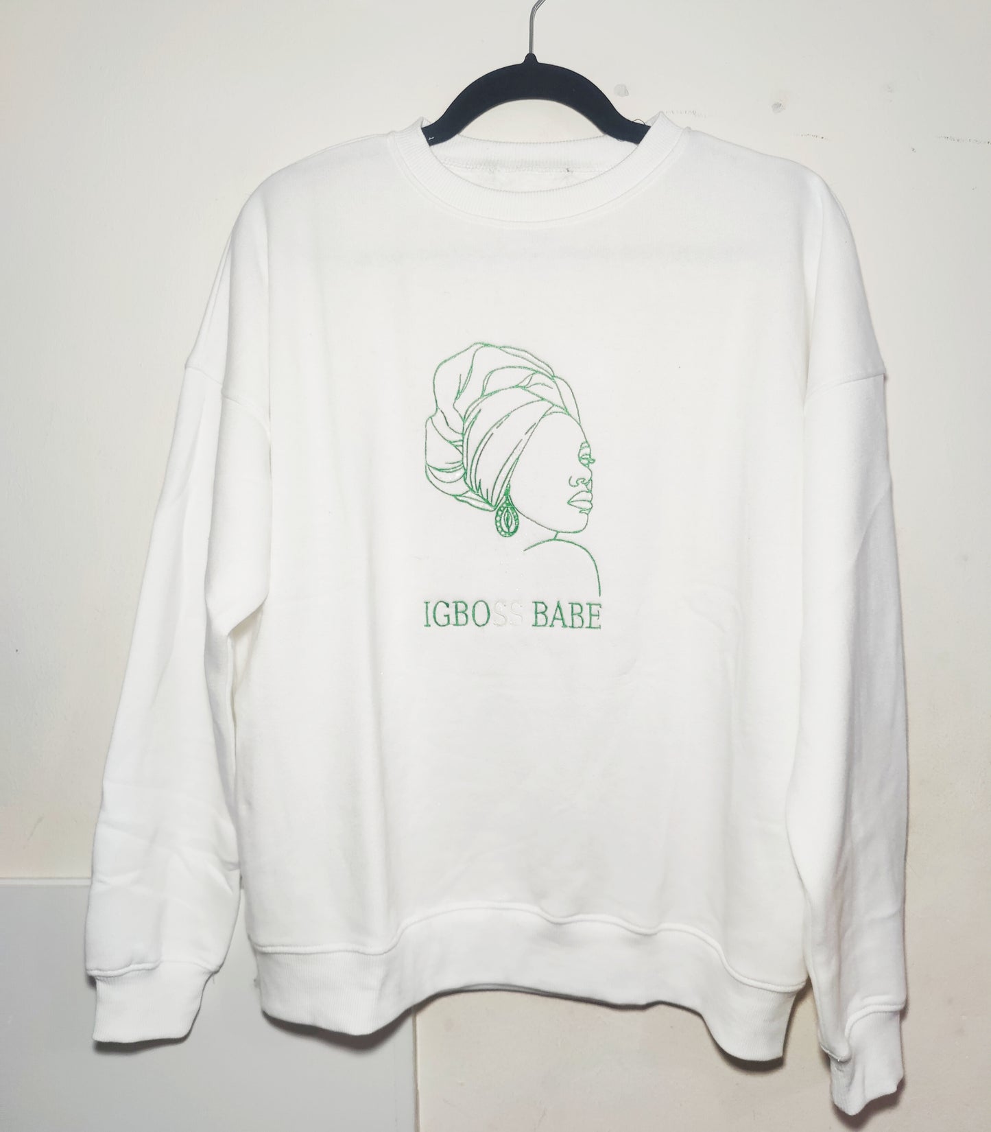 Igboss Babe African Woman Embroidered sweatshirt