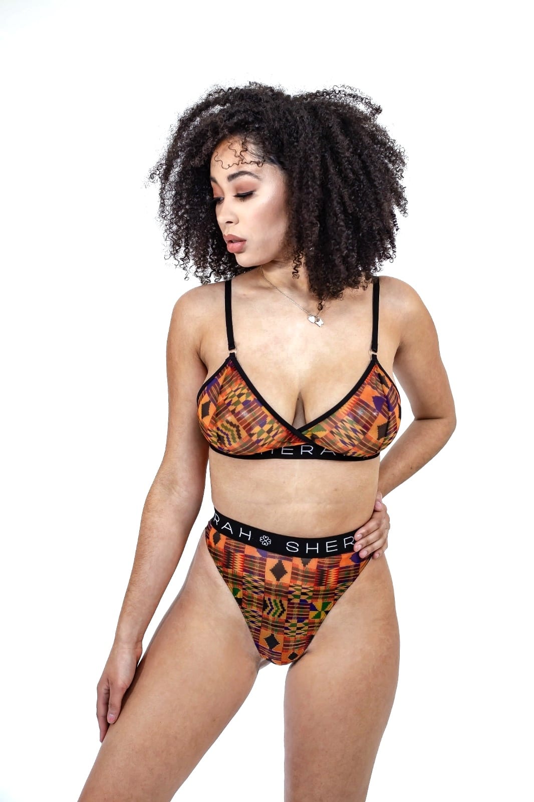 Kandake Sherah band Mesh Bralette