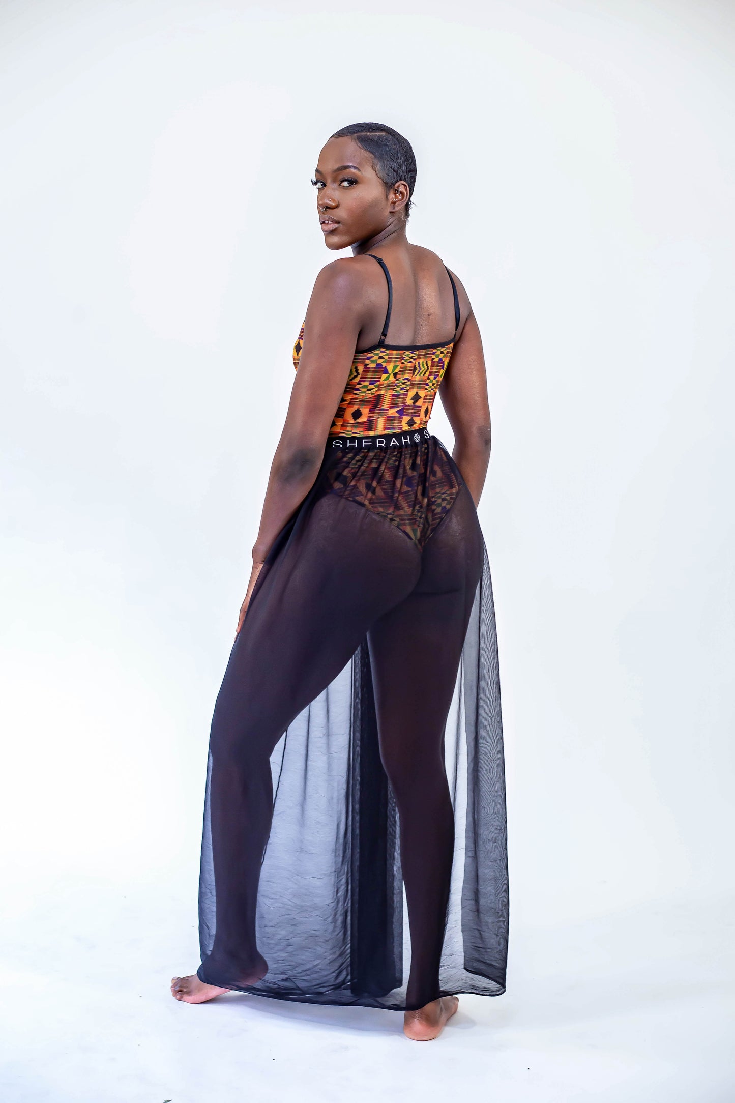 Mukaya Cover Up Mesh Skirt