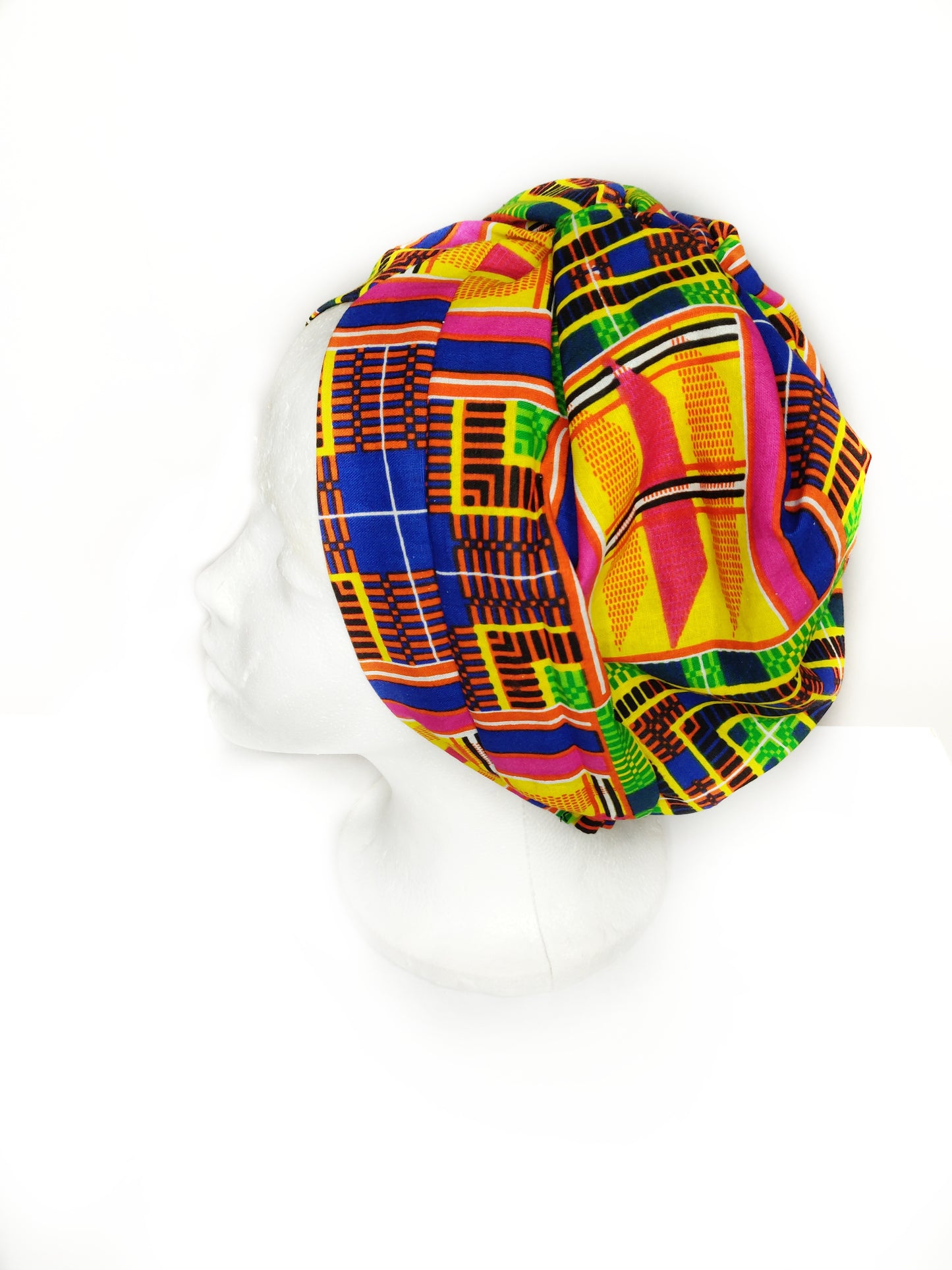 N Y A S A  - African Print Turban Hat