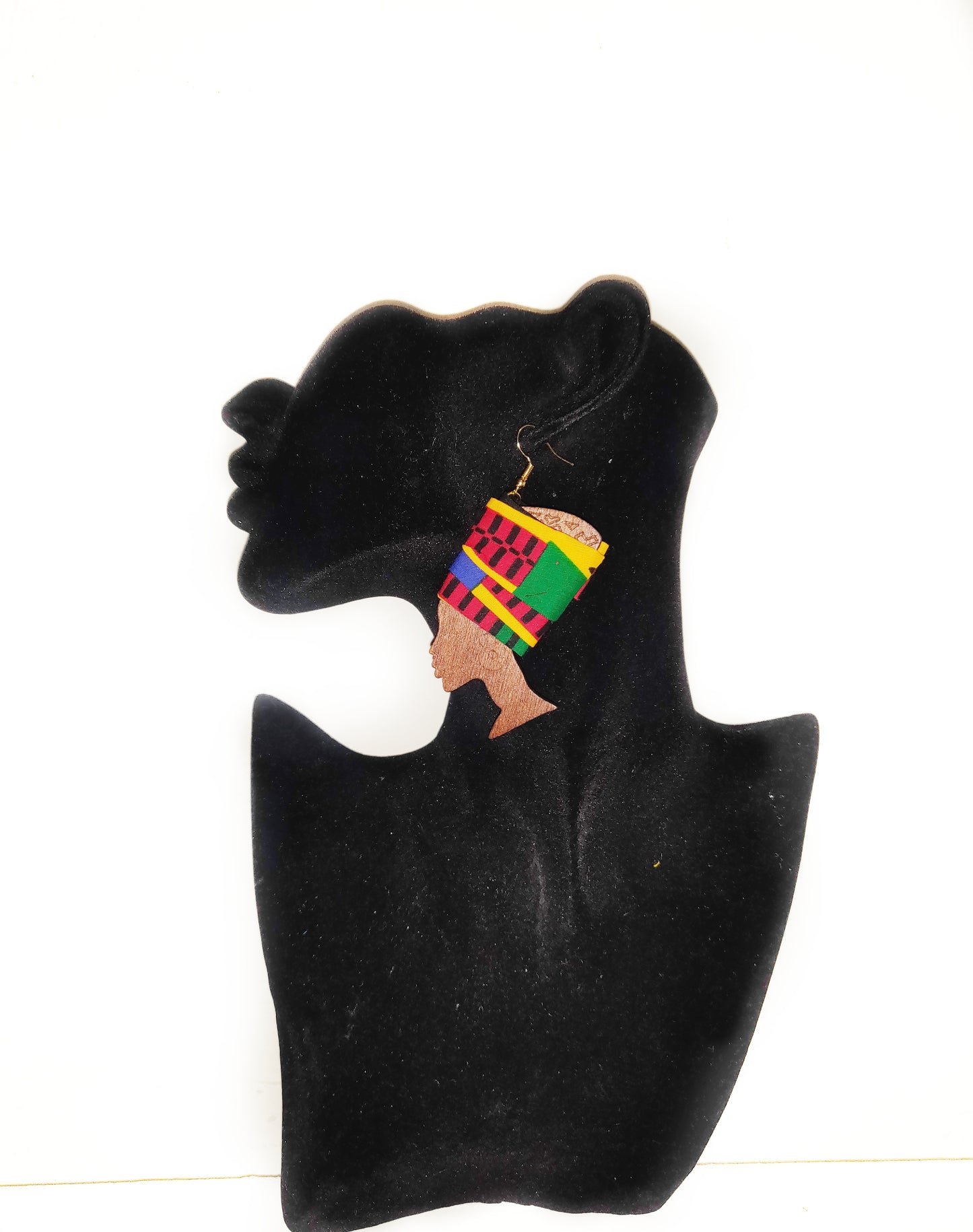 OHENEWAA African Queen Headwrap Earrings